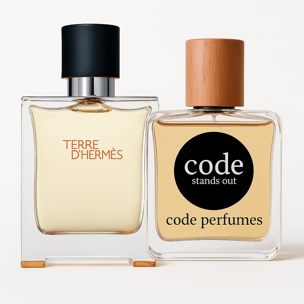 Code Perfumes: Inspired by Terre d'Hermès - Men's Citrus Woody Fragrance
