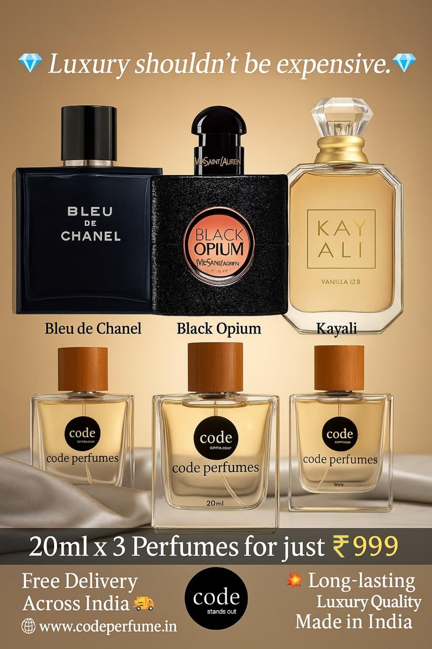 3 Luxury - inspired perfumes x 20 ml ( Combo Offer )