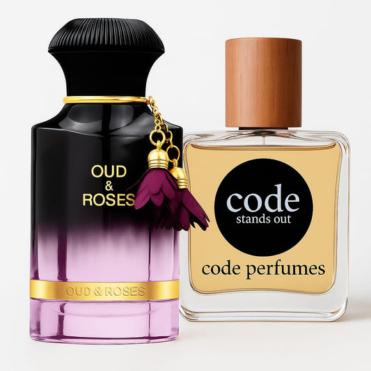 Oud & Roses Alternative - Rich Unisex Perfume by Code Perfumes
