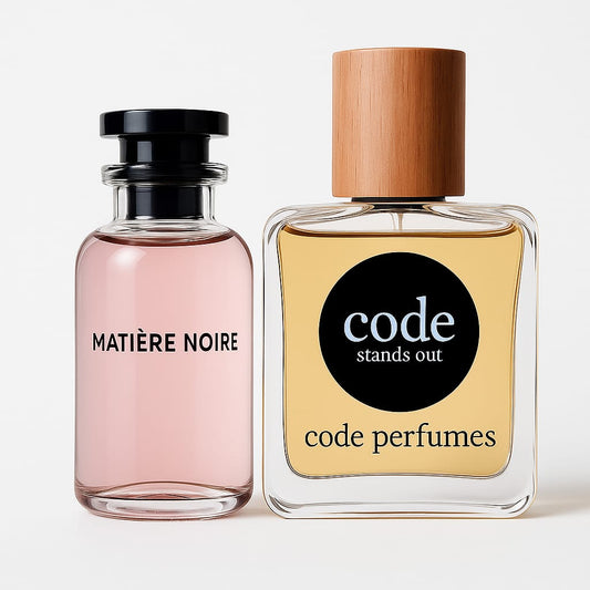 Code Perfumes: Inspired by Matière Noire Louis Vuitton - Unisex Floral Oud Fragrance