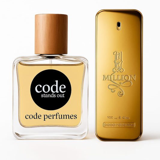 Code Perfumes: Inspired by 1 Million Paco Rabanne - Men's Woody Spicy Fragrance
