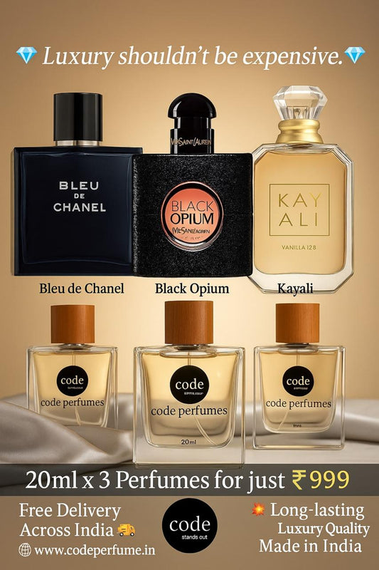 3 Luxury - inspired perfumes x 20 ml  ( Combo  Offer )